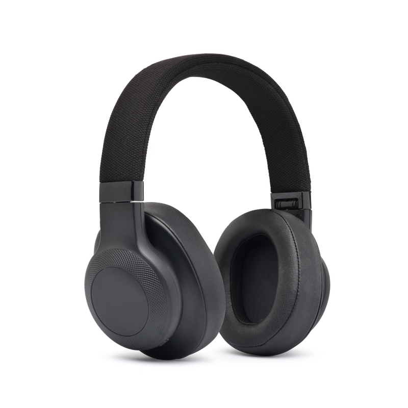 Black Wireless Over-ear Bluetooth Headphones