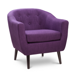 Contemporary Single Seat Chair Purple