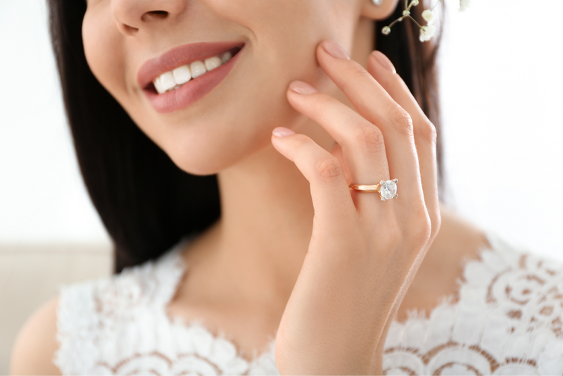 Rose Gold Diamond Ring