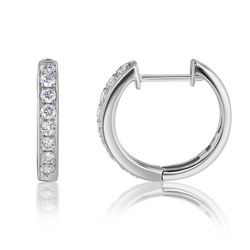 Circular Diamond Studded Earrings