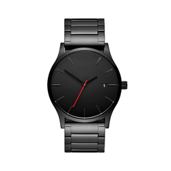 All Black Minimal Men's Watch