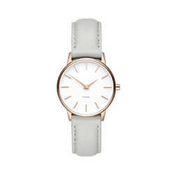 White & Gold Minimal Women's Watch