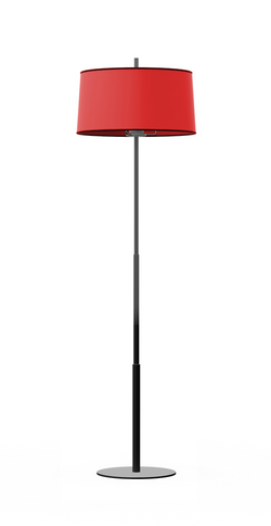 Contemporary Standing Lamp for Living Rooms Red