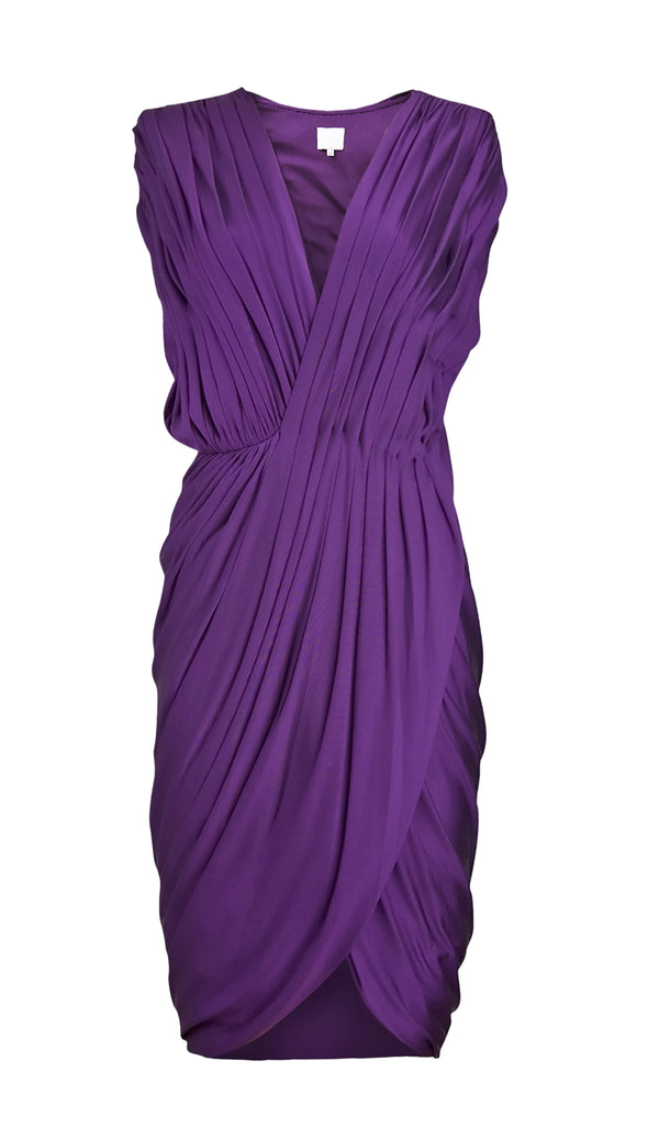 Purple Wrap Dress