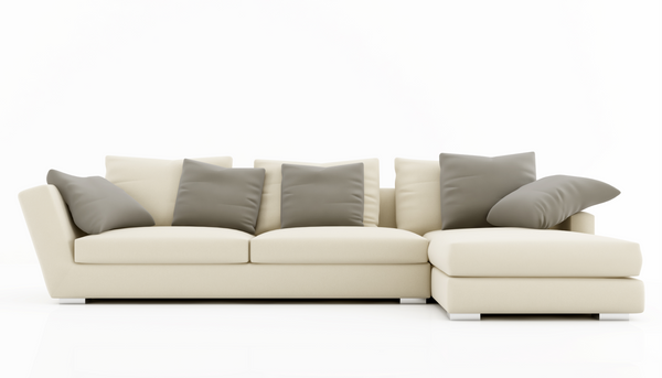 Cyprus L Shape Sofa Set Beige